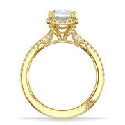 Emerald Bloom Engagement Ring