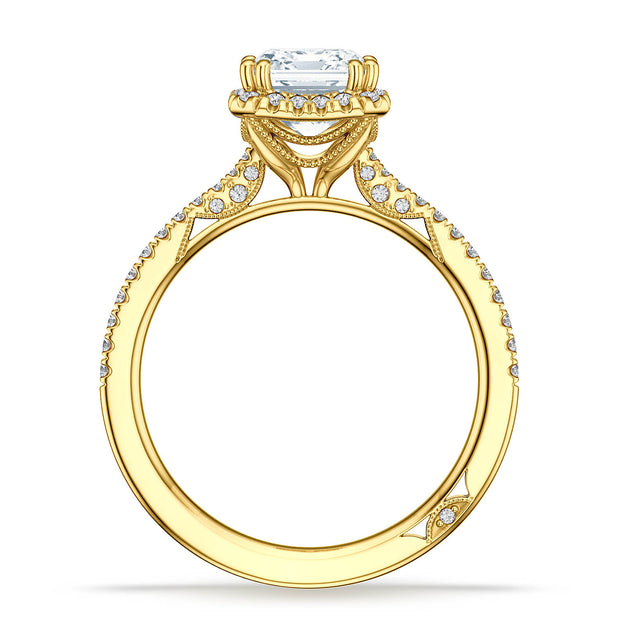 Emerald Bloom Engagement Ring