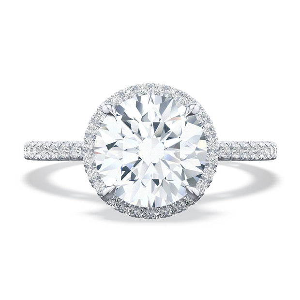 Round Bloom Engagement Ring