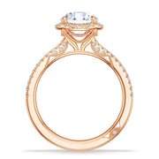 Round Bloom Engagement Ring