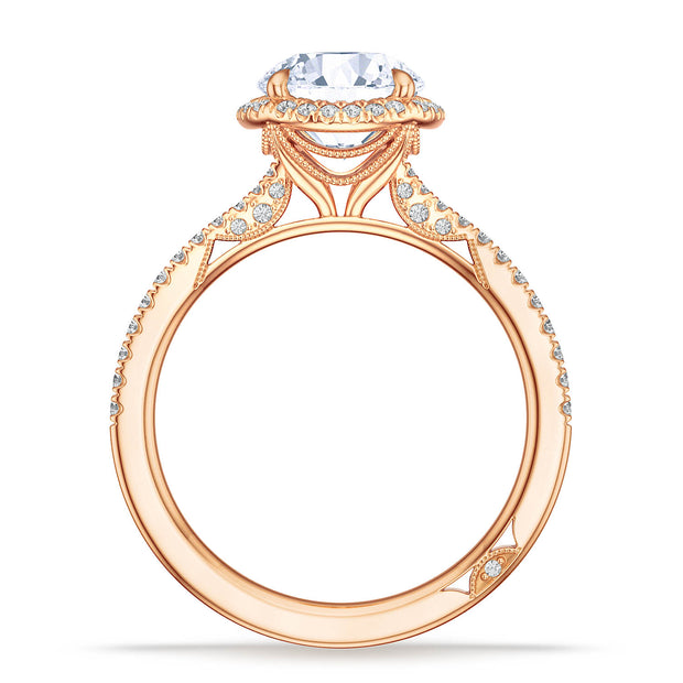 Round Bloom Engagement Ring