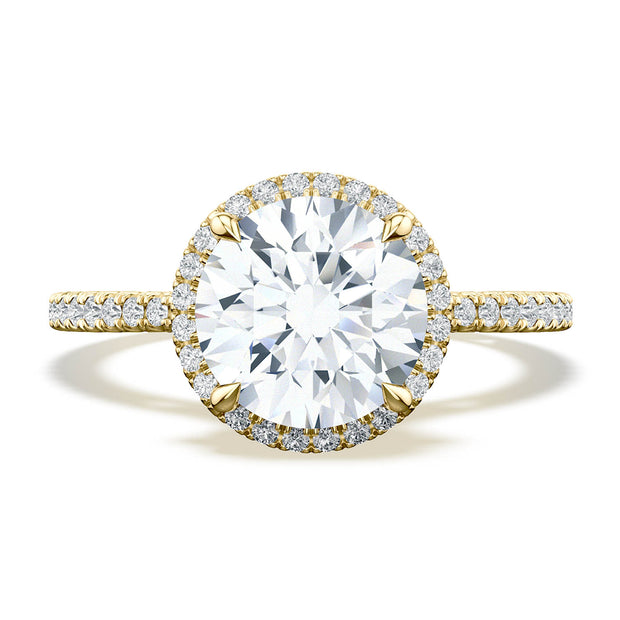 Round Bloom Engagement Ring