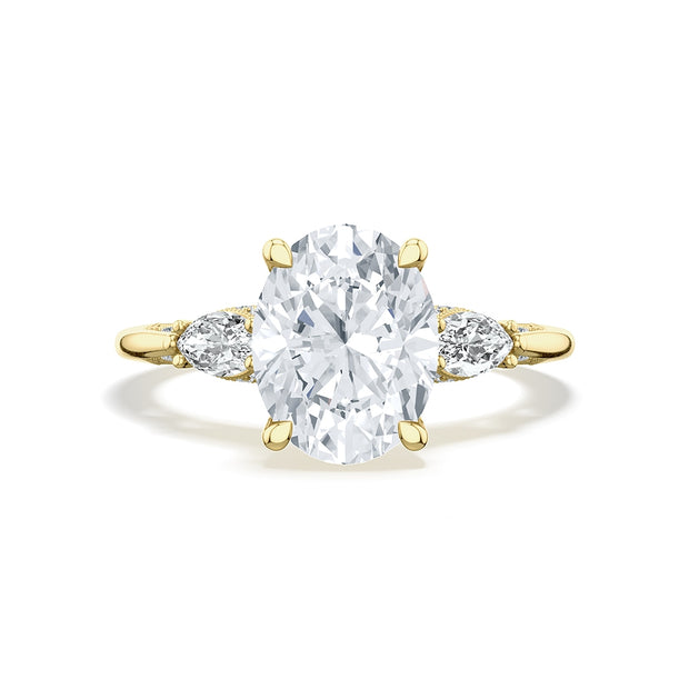 Simply TACORI Oval 3-Stone Engagement Ring