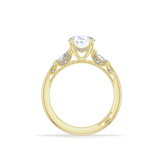 Simply TACORI Oval 3-Stone Engagement Ring