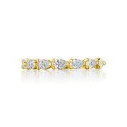 Tacori Sculpted Crescent Pear Diamond Foundation Wedding Band