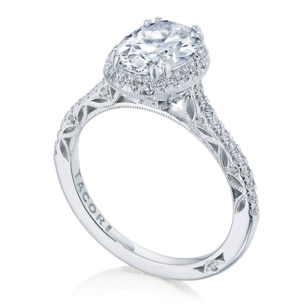 Oval Bloom Engagement Ring