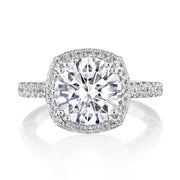 Cushion Bloom Engagement Ring