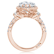 Pear 3-Stone Engagement Ring