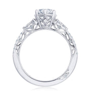 Oval 3-Stone Engagement Ring