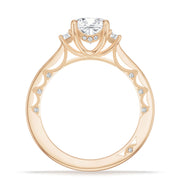 Cushion 3-Stone Engagement Ring