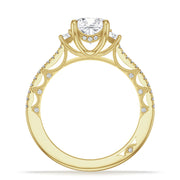 Cushion 3-Stone Engagement Ring