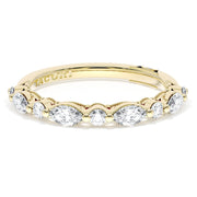 Tacori Sculpted Crescent Marquise and Round Diamond Wedding Band