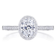 Oval Bloom Engagement Ring
