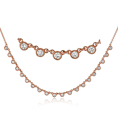 Necklace in 18k Gold with Diamonds
