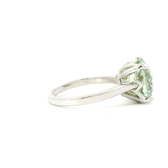 Green Amethyst Julianna Rose Ring