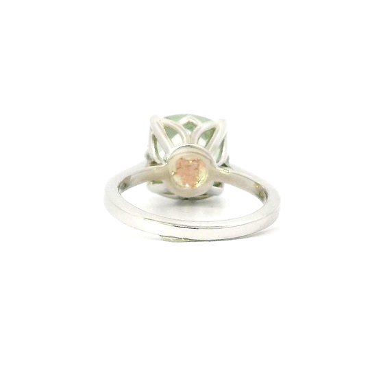 Green Amethyst Julianna Rose Ring