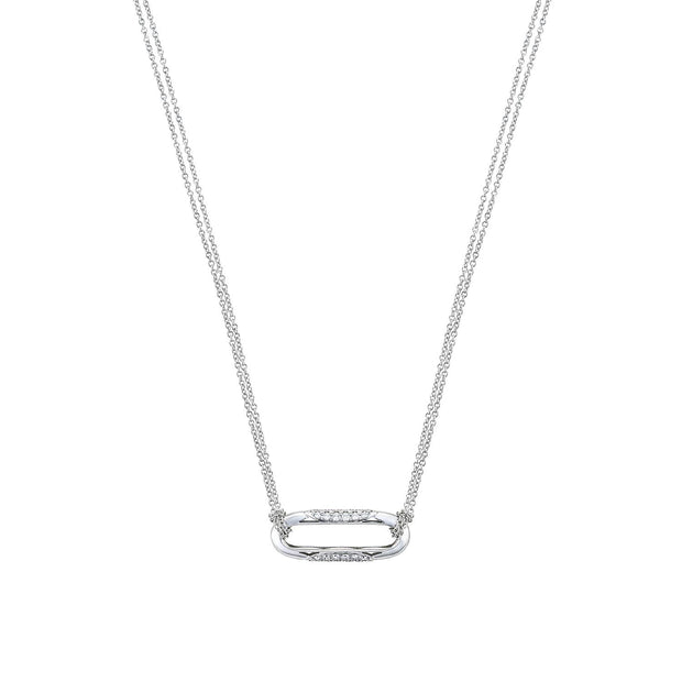 Link Pendant, Diamond