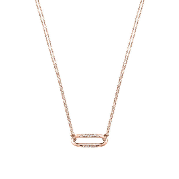 Link Pendant, Diamond