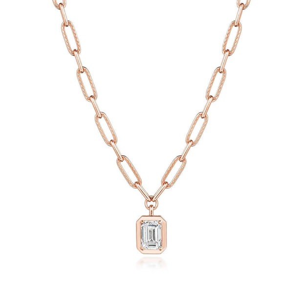 Petite Diamond Link Necklace - 1.54ct