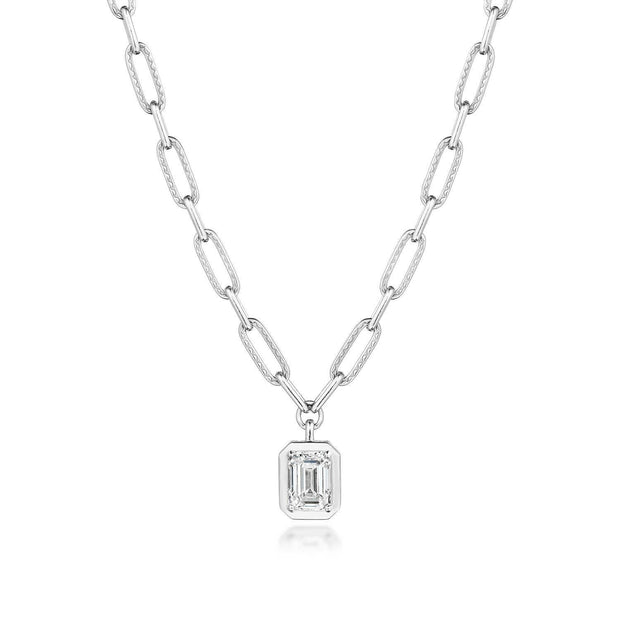 Petite Diamond Link Necklace - 1.54ct