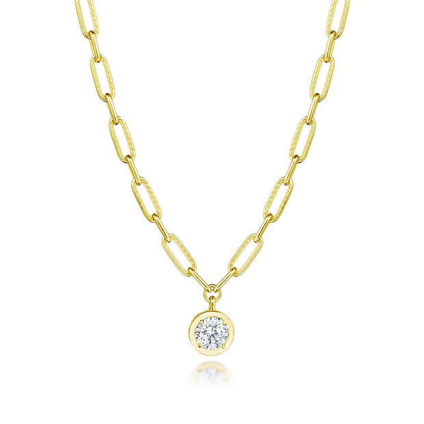 Petite Diamond Link Necklace - 1.54ct