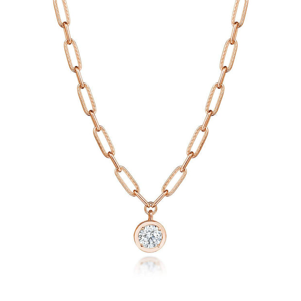 Petite Diamond Link Necklace - 1.54ct