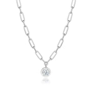 Petite Diamond Link Necklace - 1.54ct