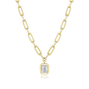 Petite Diamond Link Necklace