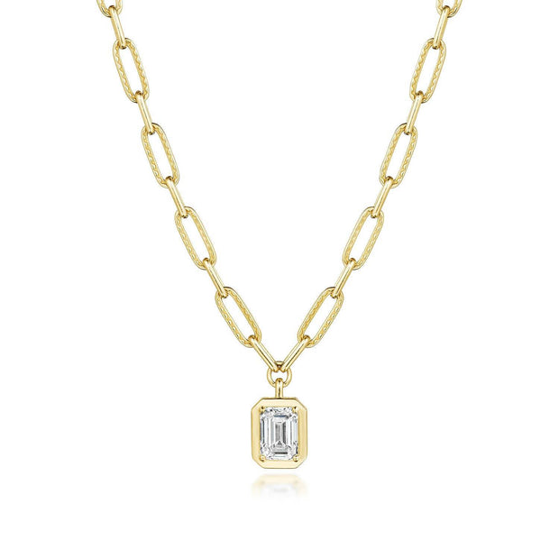 Petite Diamond Link Necklace