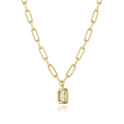 Petite Diamond Link Necklace