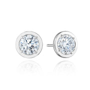 Round Diamond Stud Earring