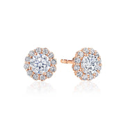 Full Bloom Diamond Stud Earrings