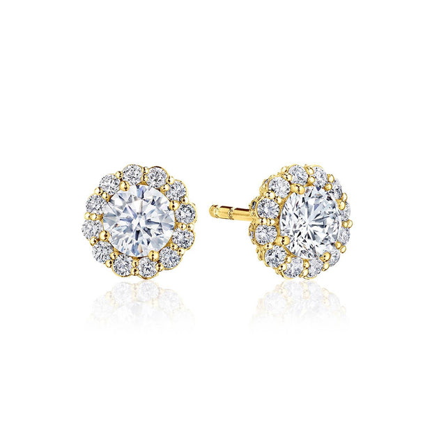 Full Bloom Diamond Stud Earrings