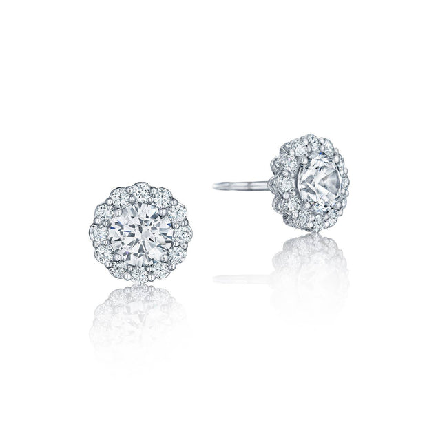Full Bloom Diamond Stud Earrings