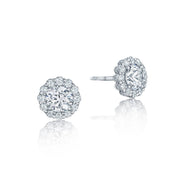Full Bloom Diamond Stud Earrings