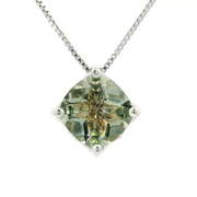 Green Amethyst Julianna Rose Pendant