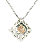 Green Amethyst Julianna Rose Pendant