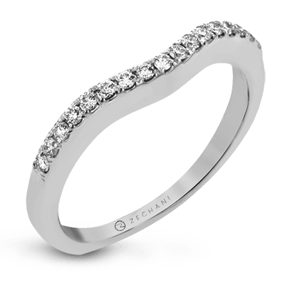 Bague d'anniversaire ZR436 en or 14 carats avec diamants