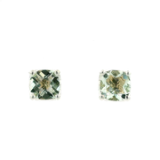 Green Amethyst Julianna Rose Earrings