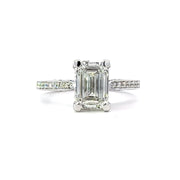 Tacori Emerald Cut Diamond Engagement Ring