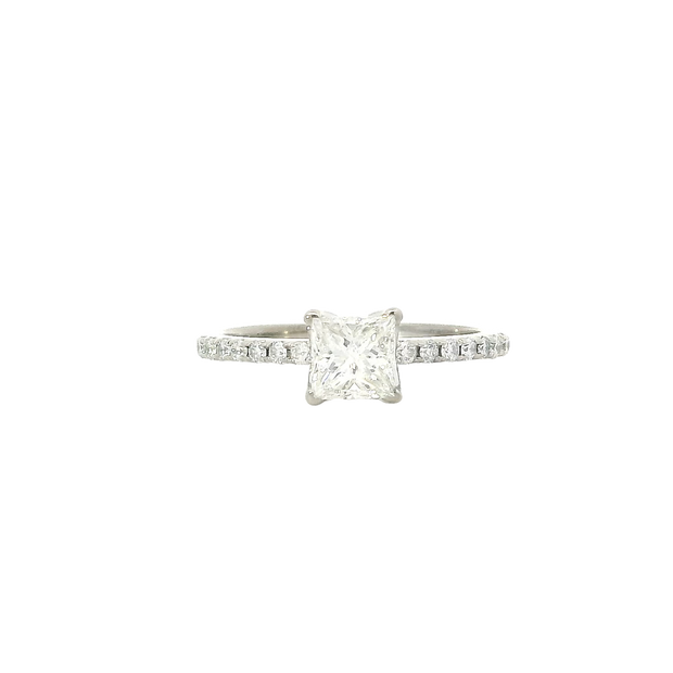 Princess Cut Canadian Diamond Engagement Ring