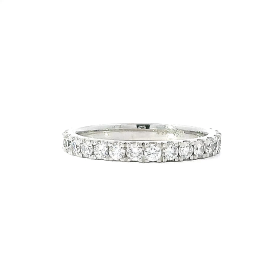Diamond 3/4 Eternity Ring in White Gold