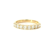 Yellow Gold Diamond Half-Eternity Band