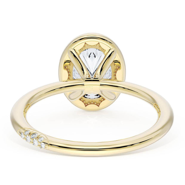 Pear 3-Stone Engagement Ring