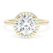 Round Bloom Engagement Ring