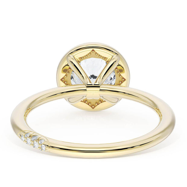 Round Bloom Engagement Ring