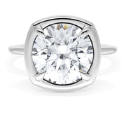 Cushion Solitaire Engagement Ring