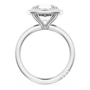 Cushion Solitaire Engagement Ring