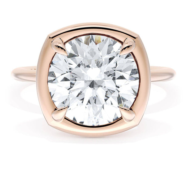 Cushion Solitaire Engagement Ring