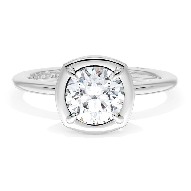 Cushion Solitaire Engagement Ring